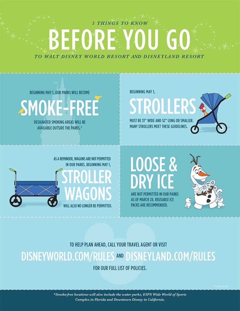 Disney Parks Rule Changes