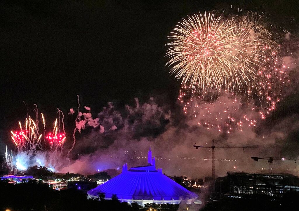 Fireworks over Magic Kingdom at Walt Disney World - Our 5 Favorite Comedic Marvel Moments