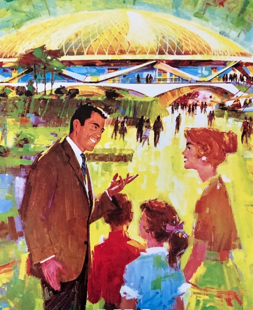 1964 World's Fair artwork - Disney and the 1964 World's Fair