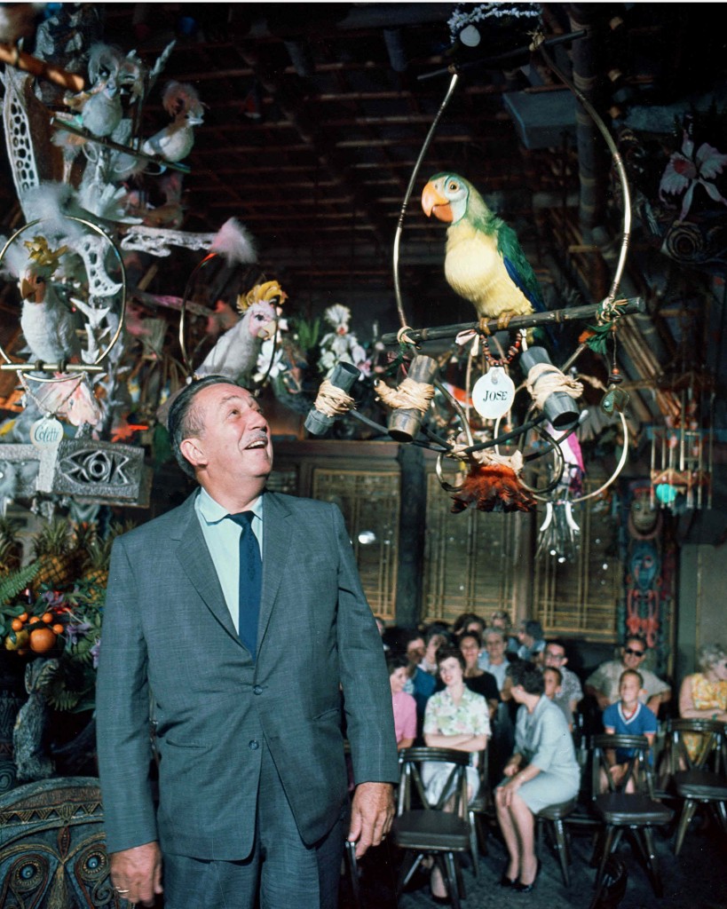 Walt Disney in the Enchanted Tiki Room - Disneyland - 65 Years Of The Happiest Place On Earth