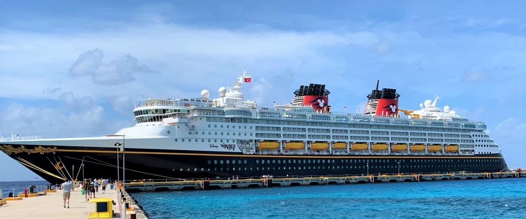Disney Wonder in Cozumel, Mexico