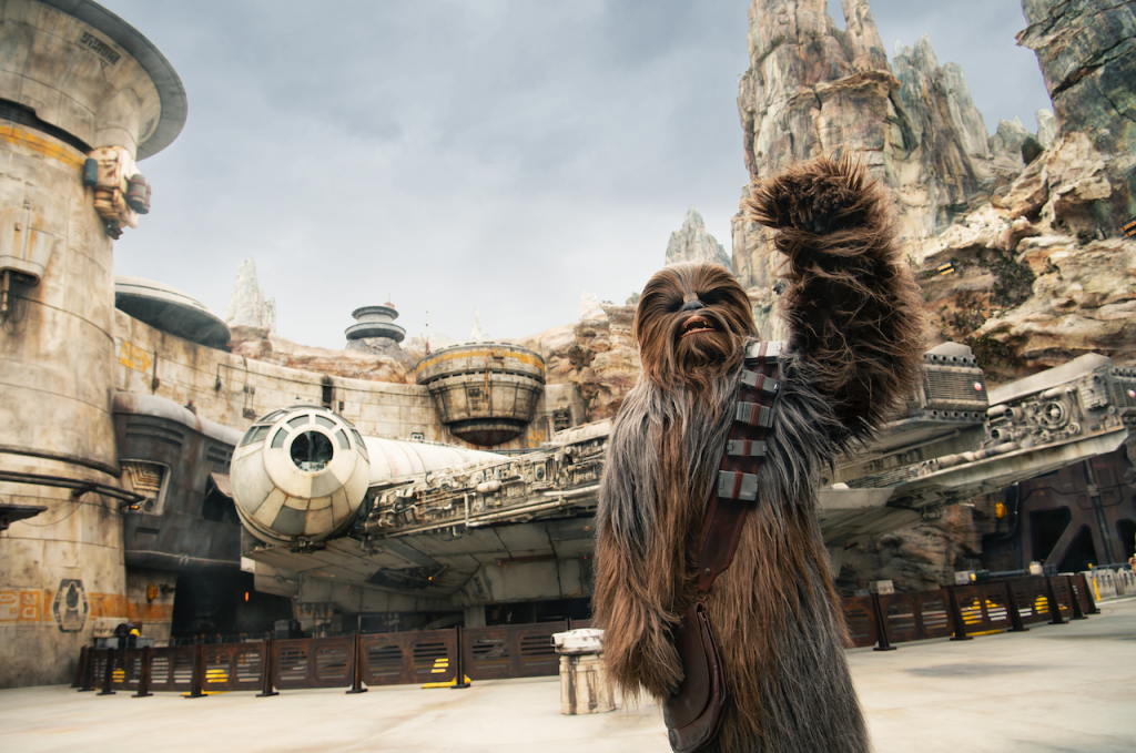 Chwbacca at Star Wars Galaxy's Edge - Ideas For Planning An Immersive Disney Vacation