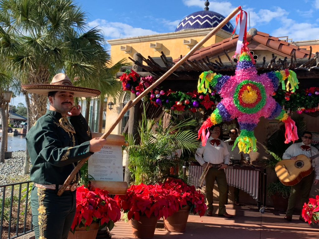Mexico Pavilion Holiday Celebration - Epcot - Holiday Traditions Around World Showcase