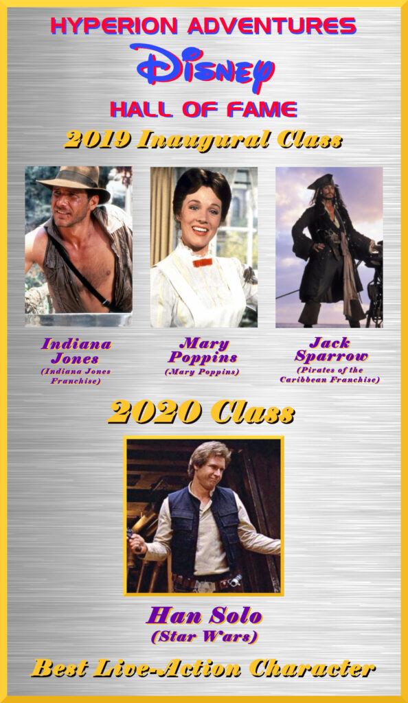 Hyperion Adventures Disney Hall Of Fame - Best Live-Action Characters