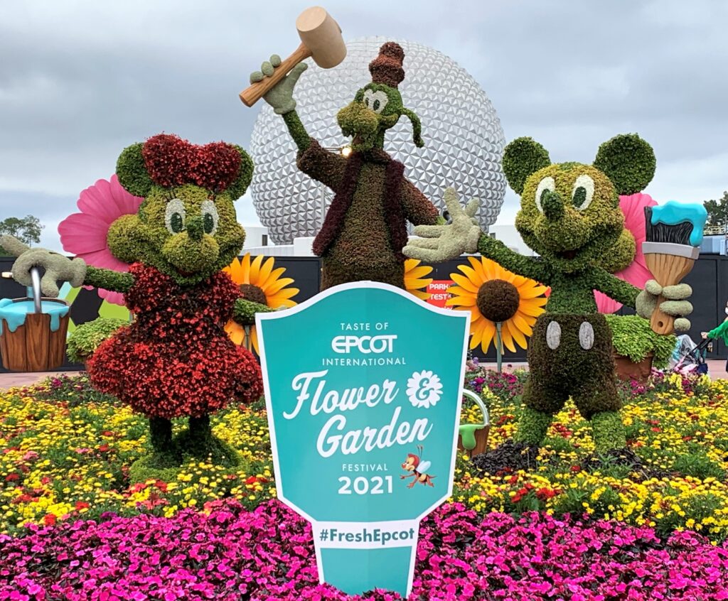Taste of Epcot International Flower & Garden Festival Topiaries - Our April Walt Disney World Trip Recap - Part 1