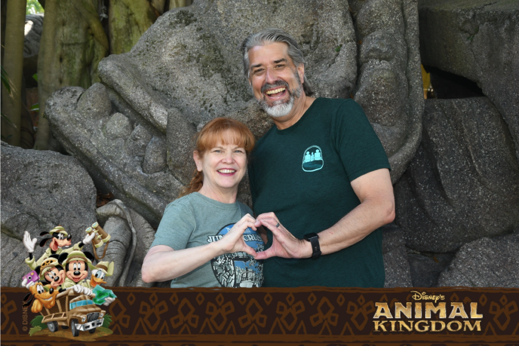 Tom and Michelle at Disney's Animal Kingdom - Our April Walt Disney World Trip Recap - Part 2