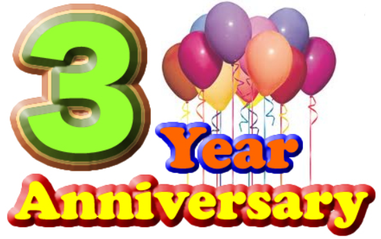 Our 3rd Anniversary Celebration
