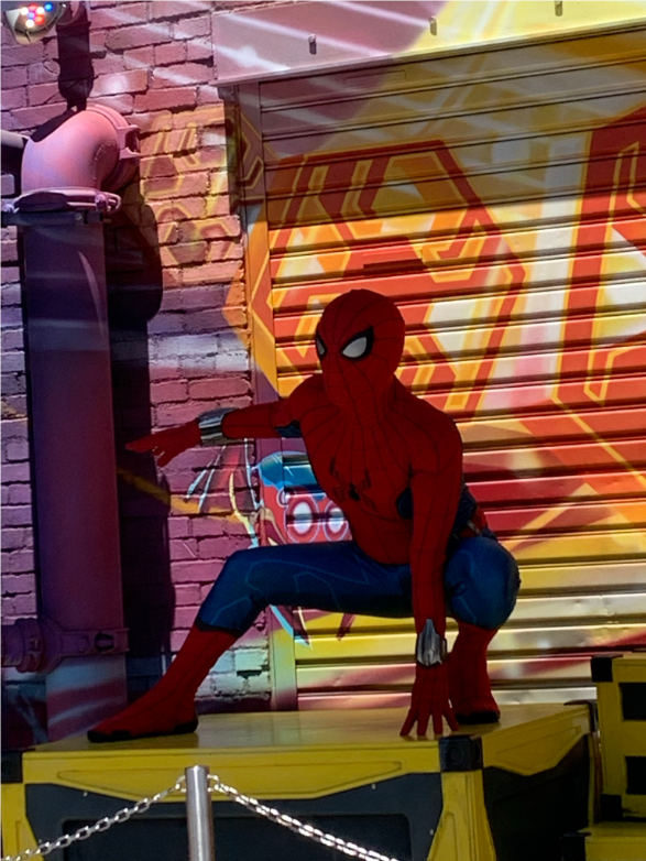 Spider Man at Avengers Campus - Our Avengers Campus Opening Day Recap