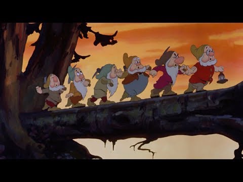 The Seven Dwarfs heading home from work - Our 5 Favorite Disney Character's Jobs