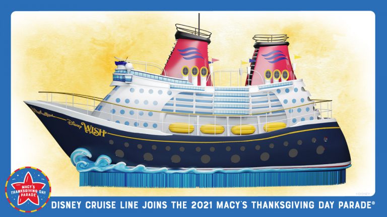 Concept Art for Disney Cruise Line's Disney Wish themed float for the Macy's Thanksgiving Day Parade - Our Ghostly Guidebook To Disney's Haunted Mansion