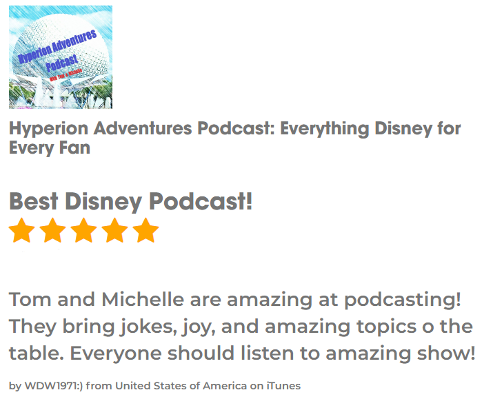 Hyperion Adventures Podcast 5 Star Review #33
