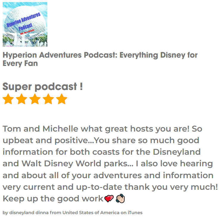Hyperion Adventures Podcast 5 Star Review #34