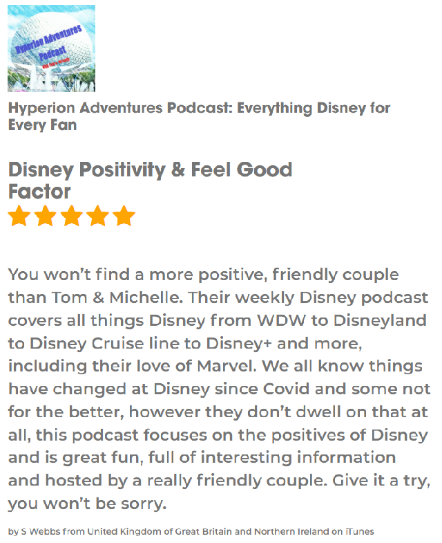 Hyperion Adventures Podcast 5 Star Review #35