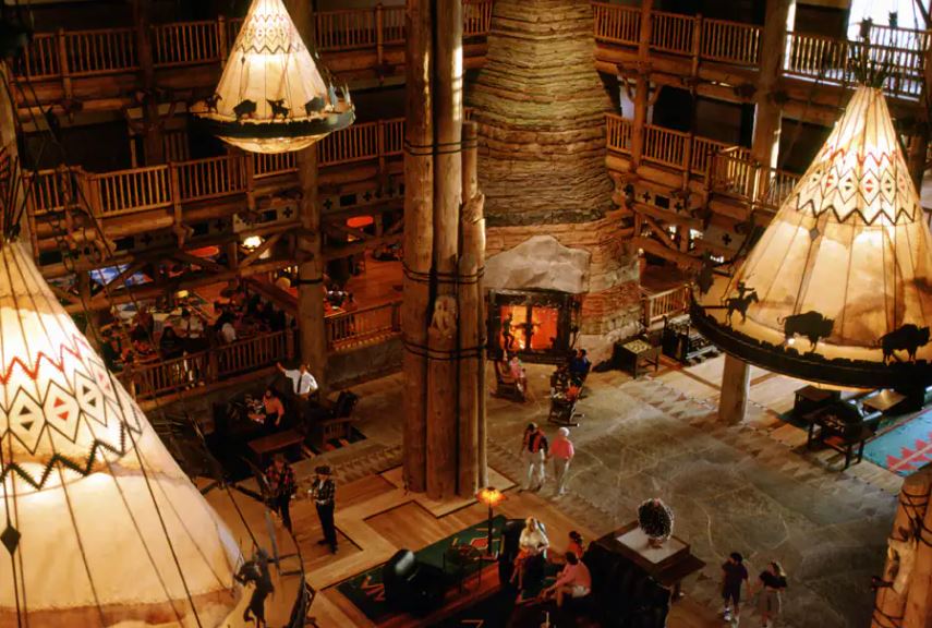 Disney's Wilderness Lodge lobby