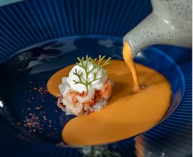 Lobster Bisque serve tableside