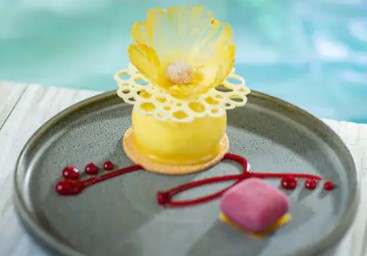 Pineapple Bavarois Dessert