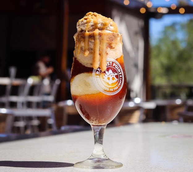 pumpkin beer float