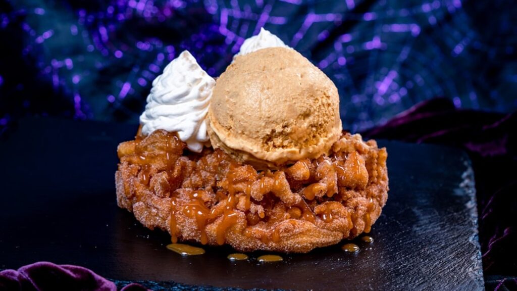 Disney Pumpkin Flavored Treats funnel cake