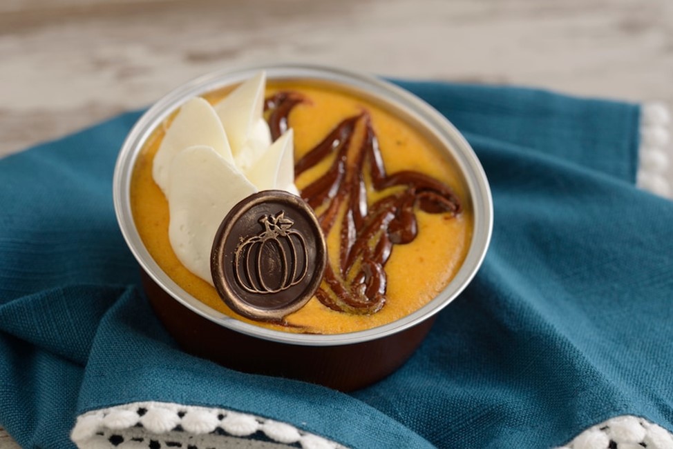 pumpkin hazelnut chocolate swirl cheesecake