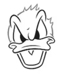 Angry Donald Stencil