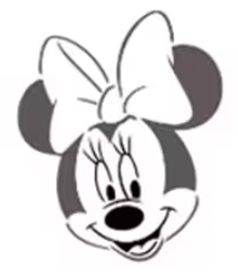 Disney Minnie Mouse Stencil