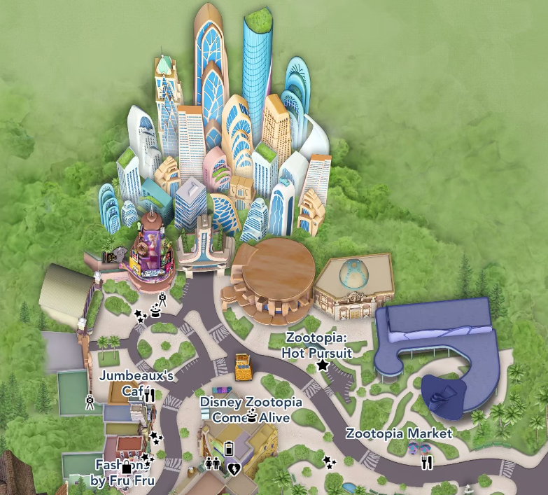 Zootopia Map