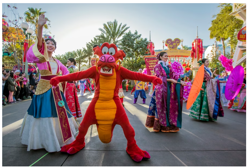 Disney California Adventure Park Lunar New Year