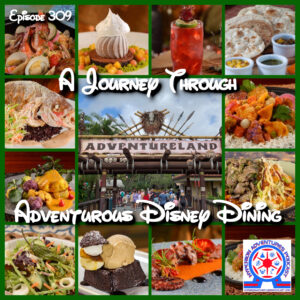 Image of some adventurous dishes one can experience on their Disney Dining Adventure